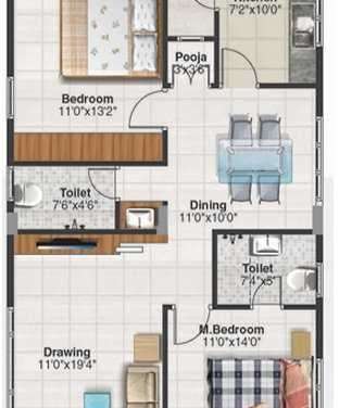 marams seetharama residency apartment 2 bhk 1227sqft 20222522112549