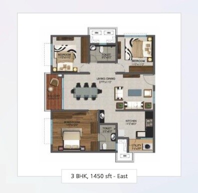  2 BHK Apartment at Marina Skies, Hi Tech City – for Sale
