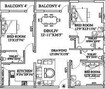 Maruti Suncity 3 BHK Layout
