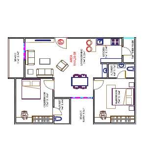 2 BHK 847 Sq. Ft. Apartment in MKT Urban Tree