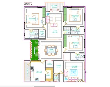  3 BHK Apartment at Movie Towers, Kokapet – for Rent
