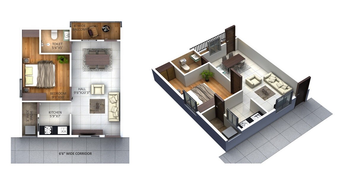 Other, mpr-urban-city 1 Bedroom 650 Sq.Ft. Apartment In Peeranchuruvu Hyderabad 9513171