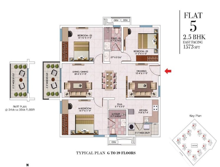 Other, my-home-sayuk 2 Bedroom 953 Sq.Ft. Apartment In Tellapur Hyderabad 9276293