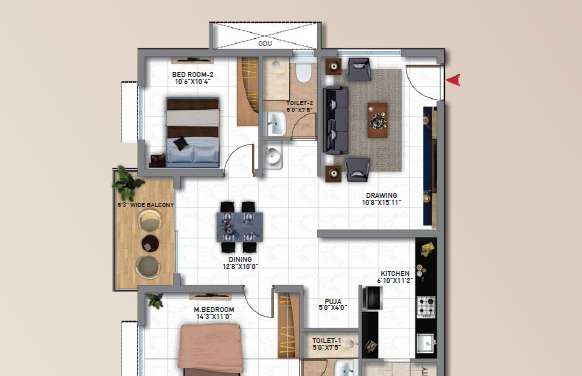 my home tridasa apartment 2 bhk 1253sqft 20235907115901