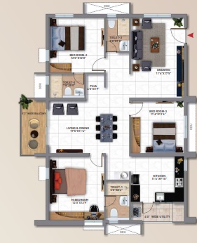 My Home Tridasa in Sangareddy, Hyderabad @ 63.42 Lac | Price List