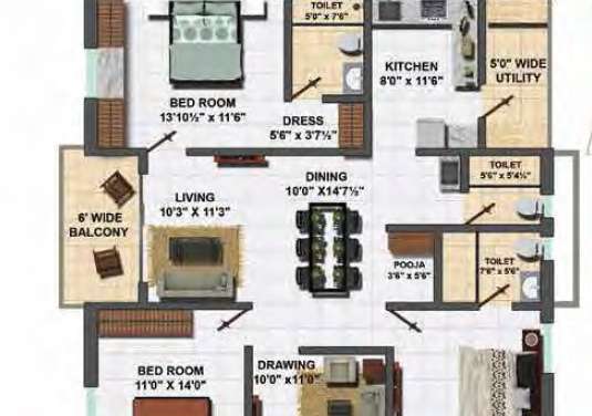 my home vihanga apartment 4 bhk 1690sqft 20232522172538