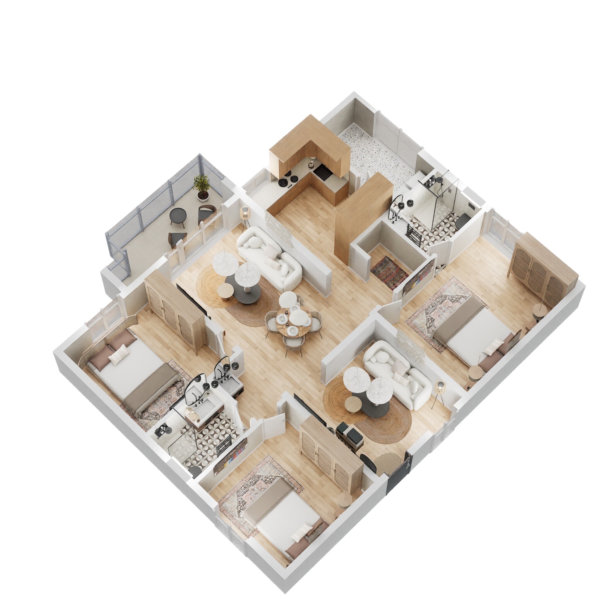 2 BHK 1655 Sq. Ft. Apartment