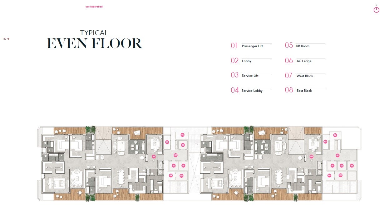 4 BHK 8006 Sq. Ft. Apartment