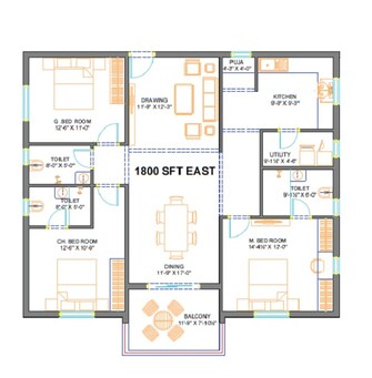 3 BHK Apartment For Rent in NCC Cyber Urbania Tellapur Hyderabad  7678084