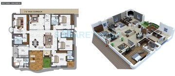  4 BHK Apartment at NCC Urban Gardenia, Gachibowli – for Rent