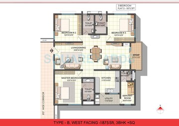  3 BHK Apartment at NCC Urban One, Narsingi – for Rent