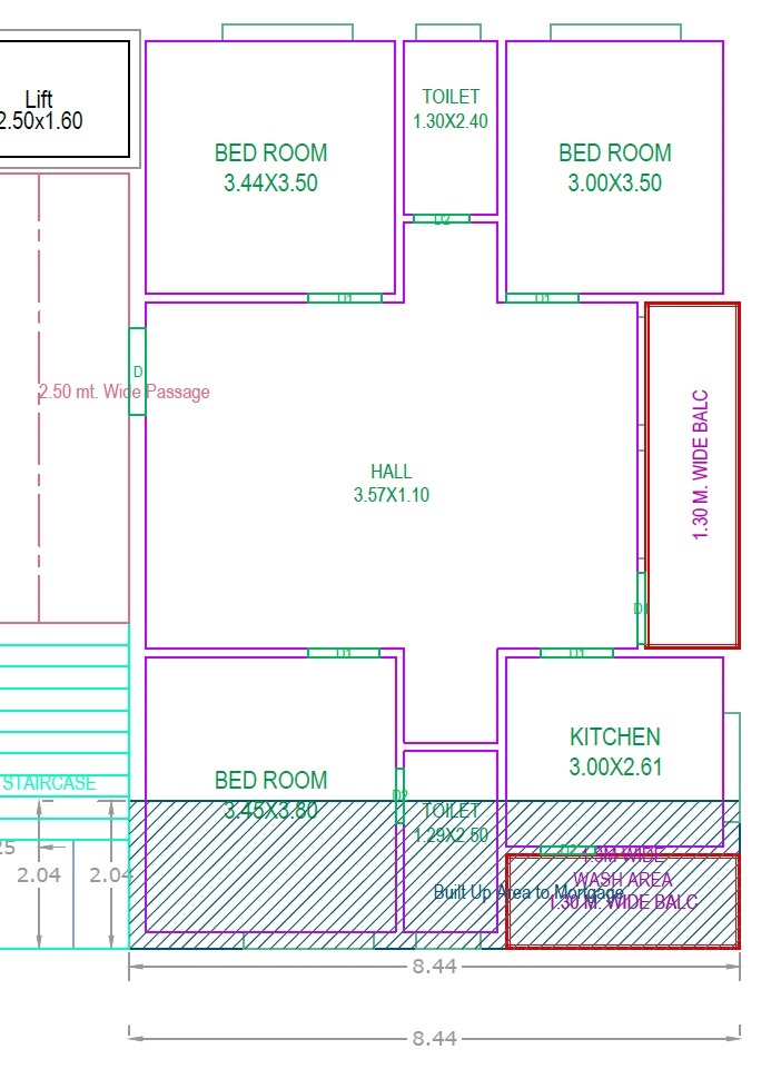 3 BHK 1179 Sq. Ft. Apartment in Nice Crest