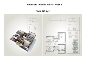  2 BHK Apartment at Pacifica Hillcrest Phase 2, Gachibowli – for Sale