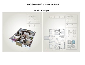  3 BHK Apartment at Pacifica Hillcrest Phase 2, Gachibowli – for Sale