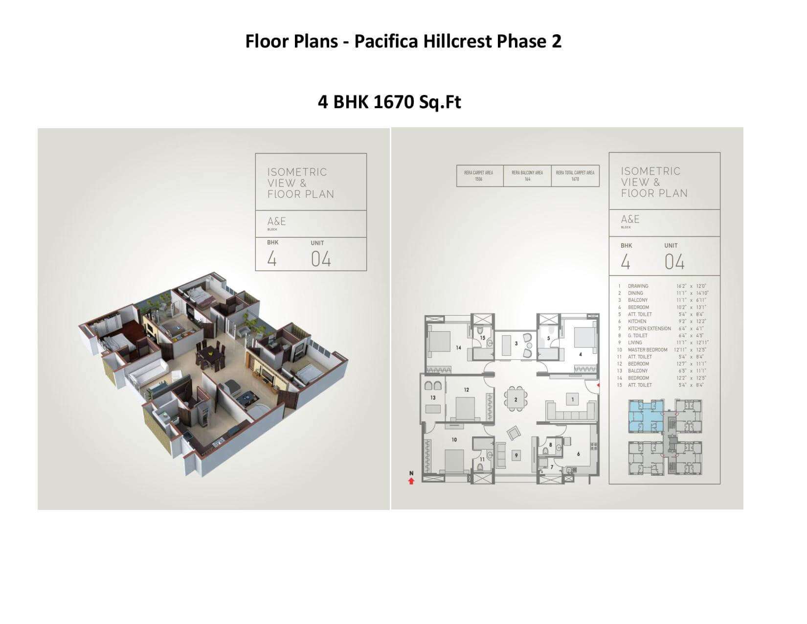 pacifica hillcrest phase 2 apartment 4bhk 1670sqft41