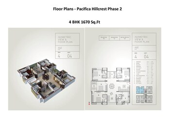  4 BHK Apartment at Pacifica Hillcrest Phase 2, Gachibowli – for Sale