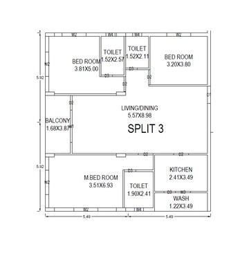  3 BHK Apartment at Paramount Hill County, Kondapur – for Rent