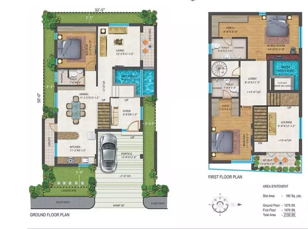 3 BHK 2150 Sq. Ft. Villa