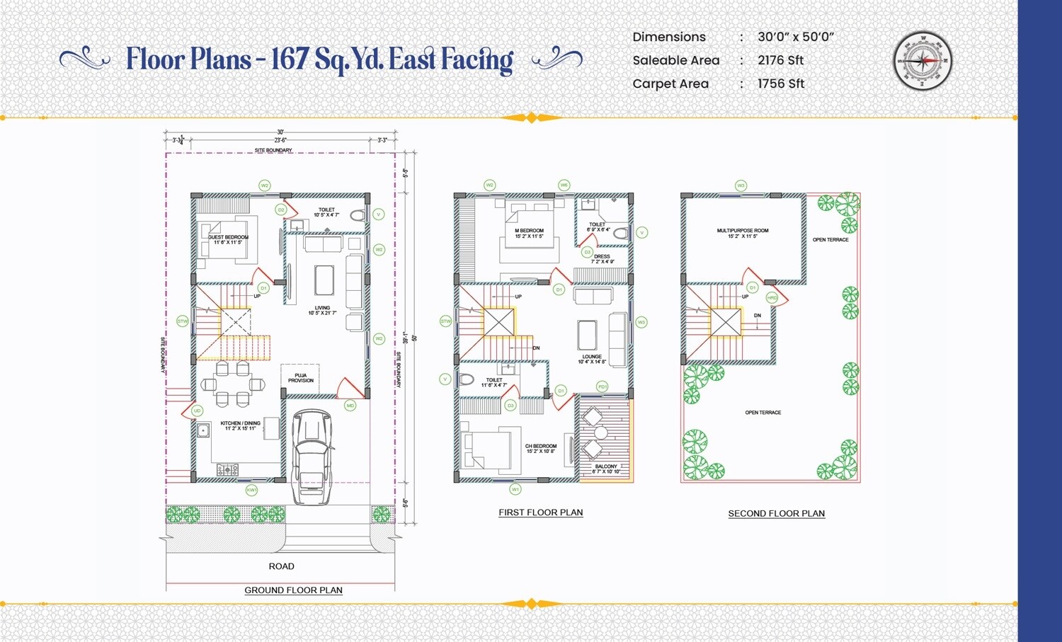 4 BHK 2176 Sq. Ft. Villa