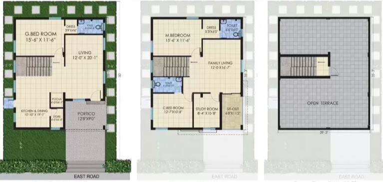 3 BHK 2165 Sq. Ft. Villa