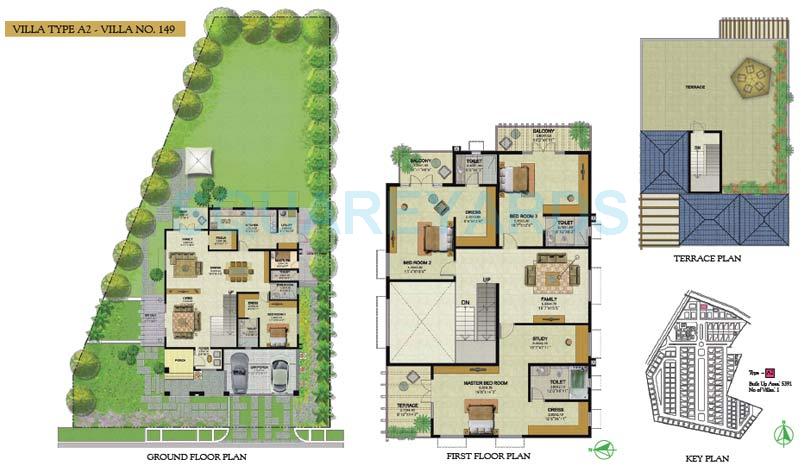 3 BHK 3834 Sq. Ft. Villa