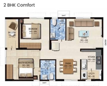  2 BHK Apartment at Provident Kenworth, Rajendra Nagar – for Sale