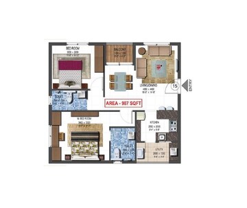  2 BHK Apartment at PVR Kshetra, Shankarpalli – for Sale