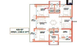 3 BHK 2388 Sq. Ft. Apartment