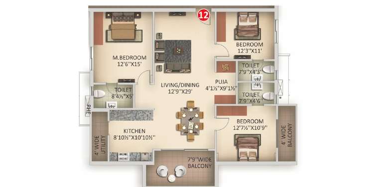 rami reddy tower apartment 3 bhk 1615sqft 20242527172554