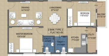 ramky greenview apartments apartment 2 bhk 1025sqft 20202402162433