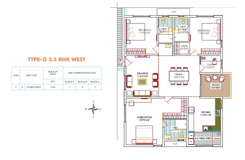  3 BHK Apartment at Ramky One Odyssey, Narsingi – for Sale