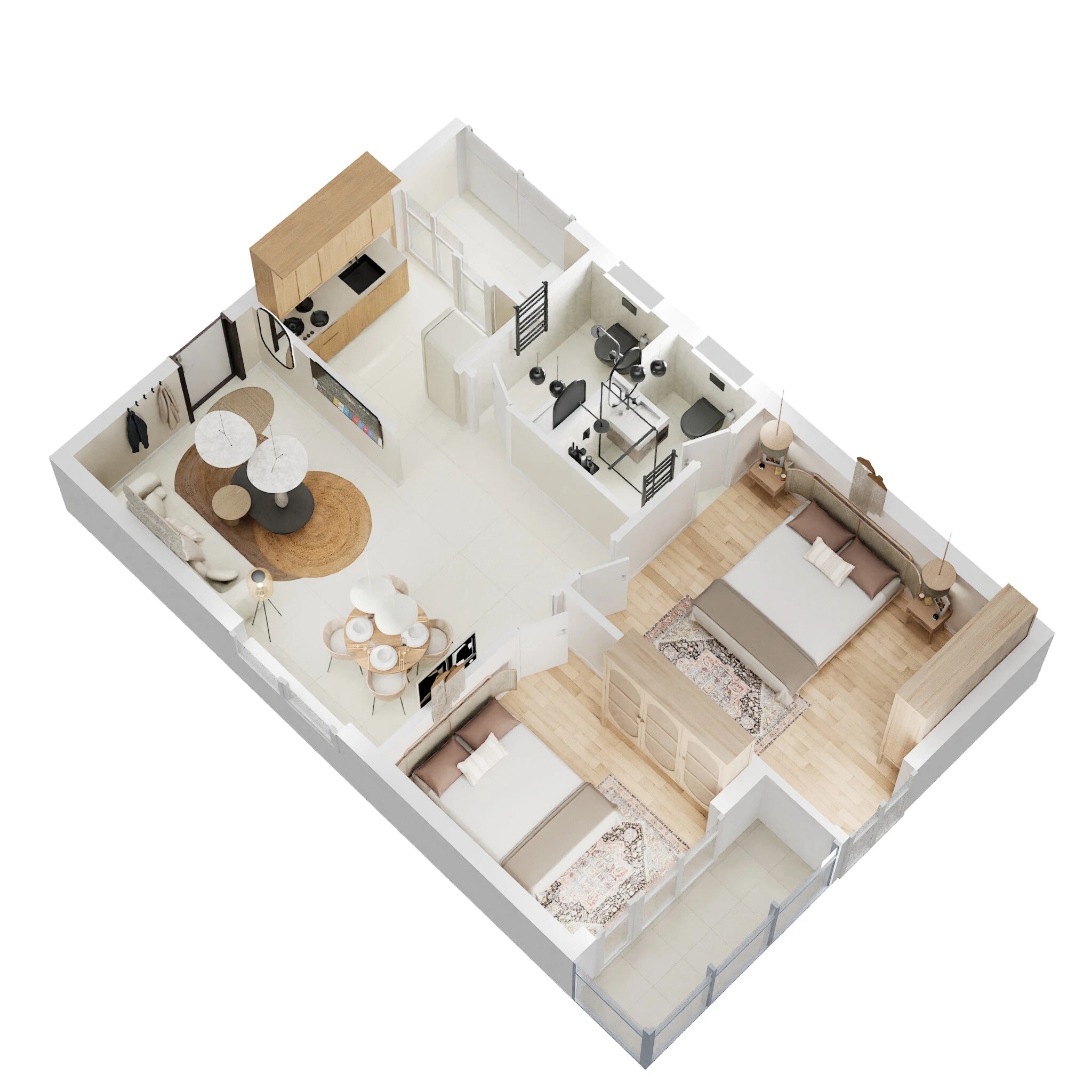 2 BHK 935 Sq. Ft. Apartment