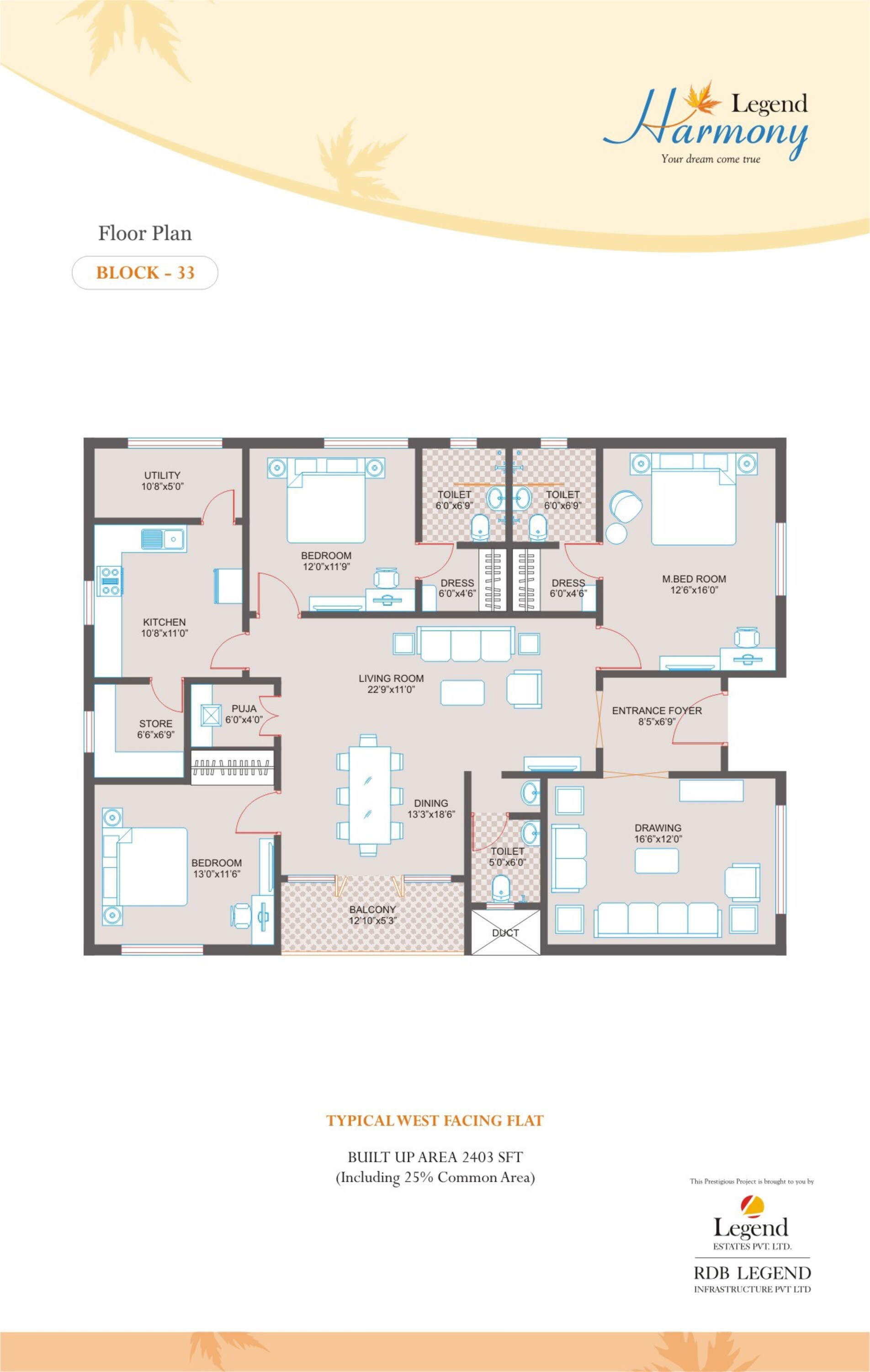 rdb legend harmony apartment 3bhk 2403sqft21