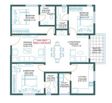  3 BHK Apartment at River Front, Narsingi – for Sale