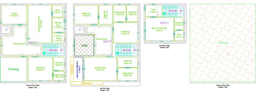 4 BHK 2700 Sq. Ft. Villa