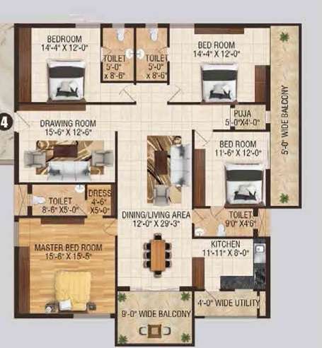 sahiti karthikeya panorama apartment 4 bhk 2708sqft 20233912143932