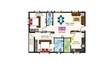 Saket Pranamam Block B And Block D 2 BHK Layout