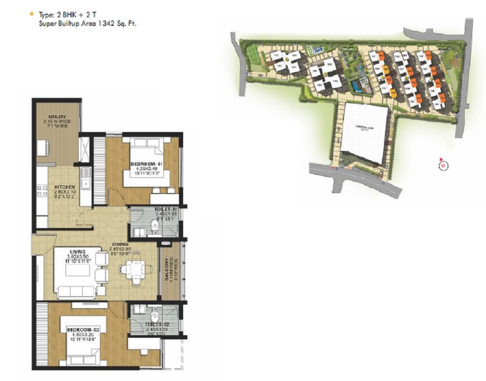 Salarpuria Necklace Pride Floor Plans Kavadiguda, Hyderabad