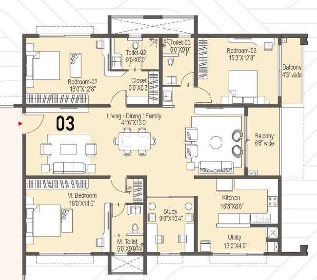 Sattva Lakeridge Floor Plans - Kokapet, Hyderabad