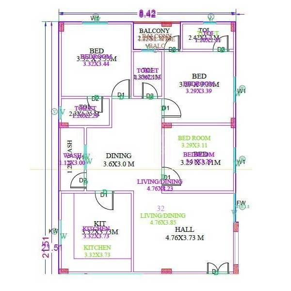 Shree Aaradhya Advaitha Floor Plans - Bachupally, Hyderabad