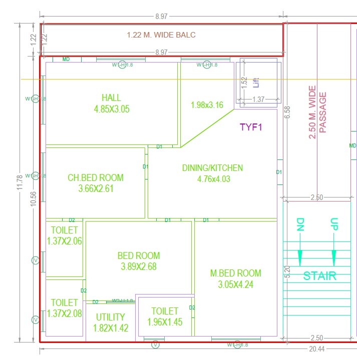 3 BHK 1499 Sq. Ft. Apartment
