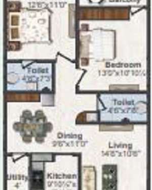 shree krishna homes hyderabad apartment 2 bhk 1100sqft 20213803193842