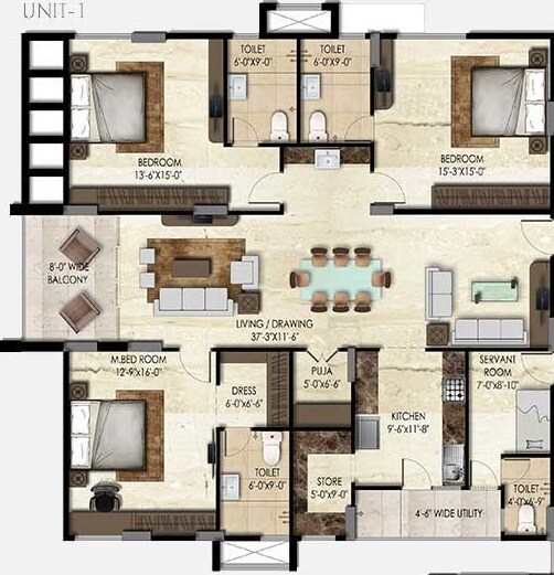 Other, smr-vinay-iconia-hyderabad 3 Bedroom 2367 Sq.Ft. Apartment In Kondapur Hyderabad 9155865