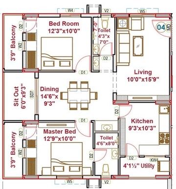  3 BHK Apartment at SNR The Elite, Gopanpally – for Sale
