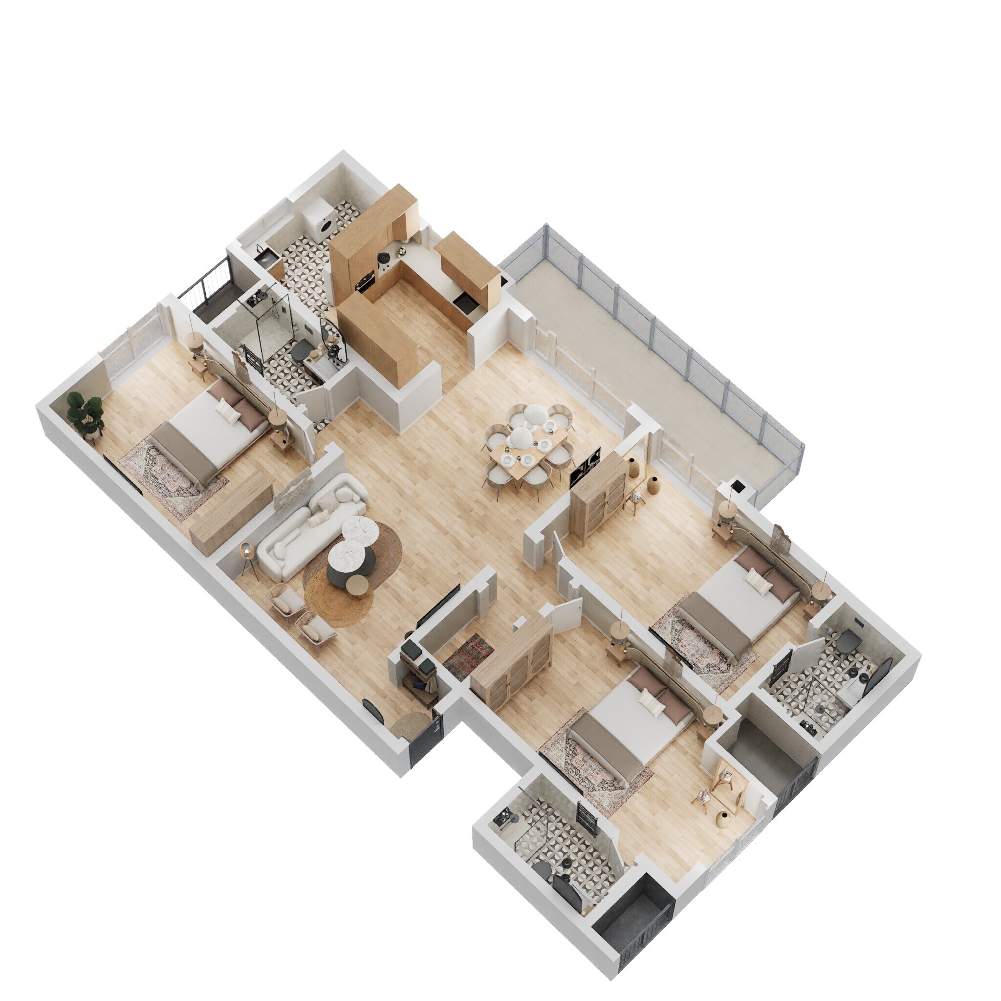 3 BHK 2679 Sq. Ft. Apartment