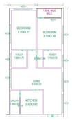 SR Rain Forest 2 BHK Layout