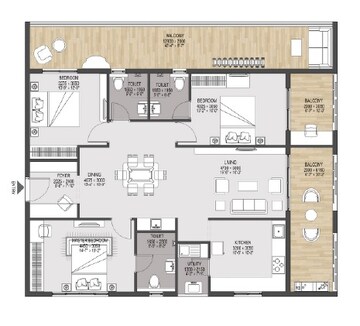  3 BHK Apartment at Sree Chaitanya Urban Abode, Ramachandra Puram – for Sale