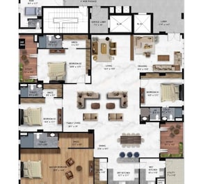 4 BHK 6358 Sq. Ft. Apartment in Sreenidhi Everest