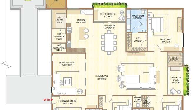 sri aditya lifestyle apartment 3bhk 4043sqft21
