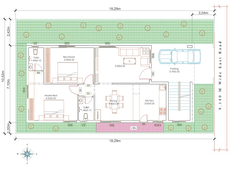 2 BHK 1786 Sq. Ft. Villa in Sri Vedatraye Hari Hara Enclave